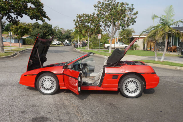 1985 Red Pontiac Fiero Coupe