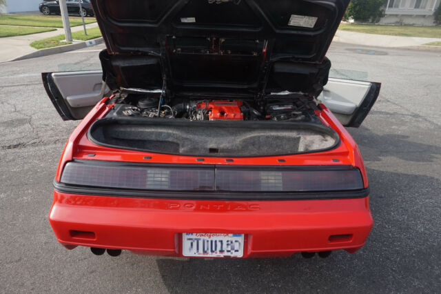 1985 Red Pontiac Fiero Coupe