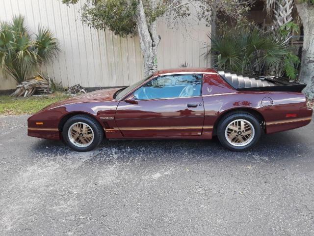 1985 MAROON Pontiac Firebird Coupe