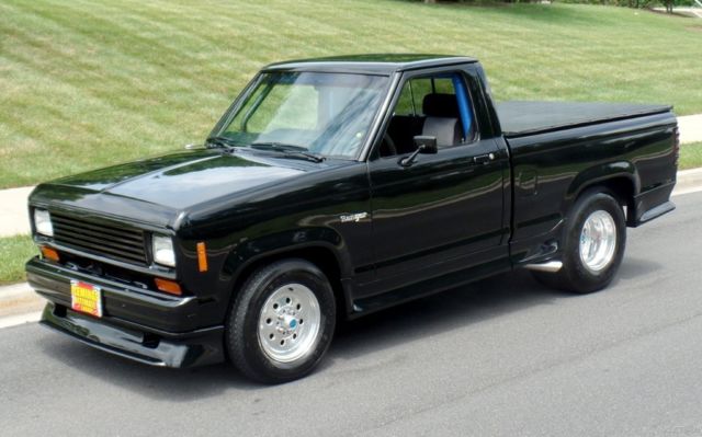 1985 Black Ford Ranger Pickup Truck
