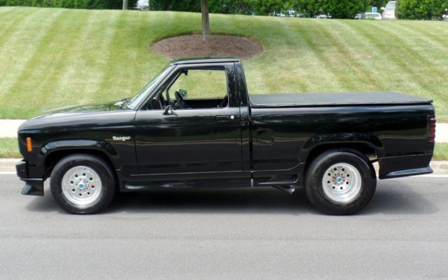 1985 Black Ford Ranger Pickup Truck