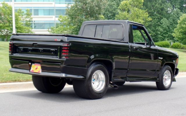 1985 Black Ford Ranger Pickup Truck