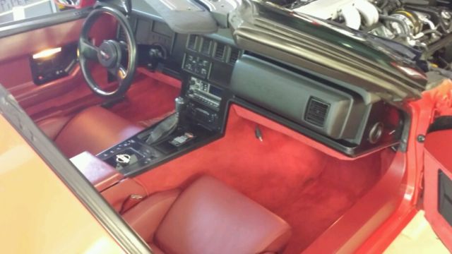 1985 Bright Red Chevrolet Corvette Coupe