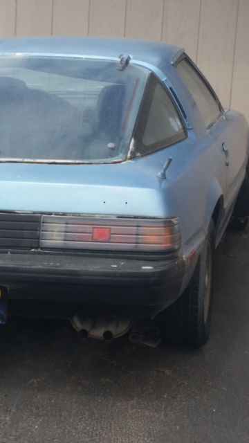1985 Blue Mazda RX-7