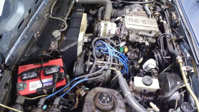 1985 Blue Mazda RX-7 Coupe