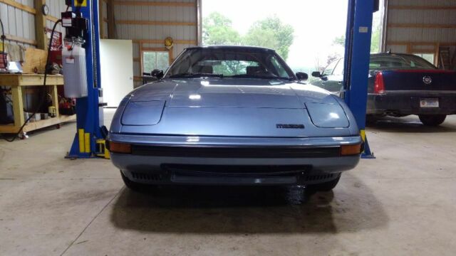 1985 Blue Mazda RX-7 Coupe
