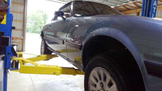 1985 Blue Mazda RX-7 Coupe