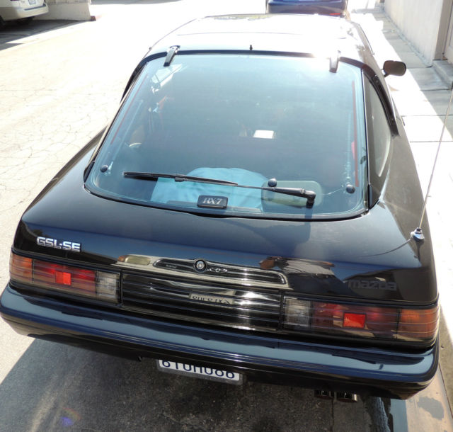 1985 Black Mazda RX-7 Coupe