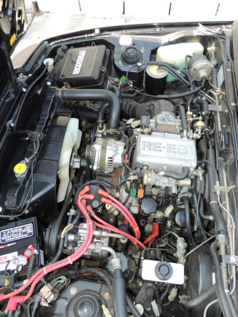 1985 Black Mazda RX-7 Coupe