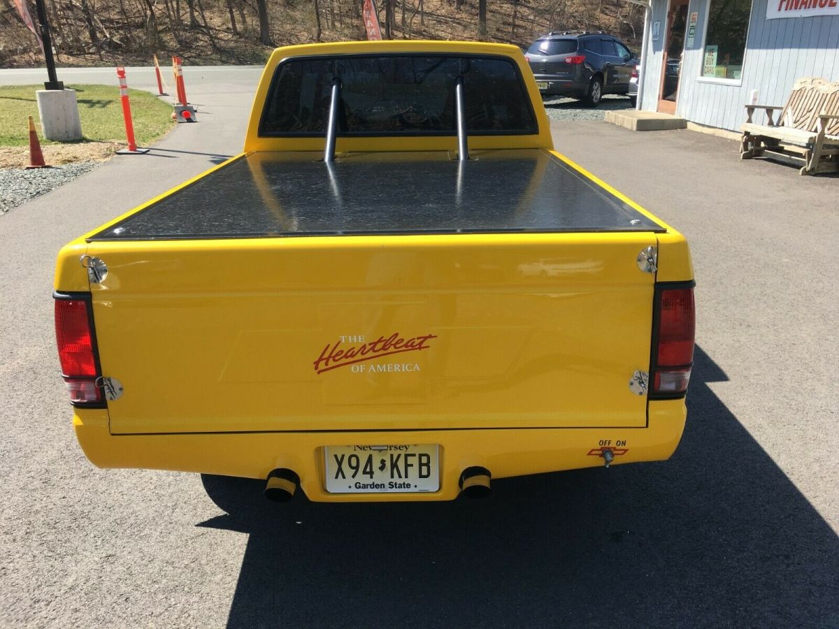 1985 Yellow Chevrolet S-10 Standard Cab Pickup