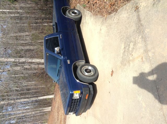 1985 Blue Chevrolet S-10 Truck
