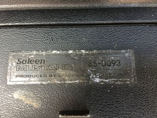 1985 Red Ford Mustang