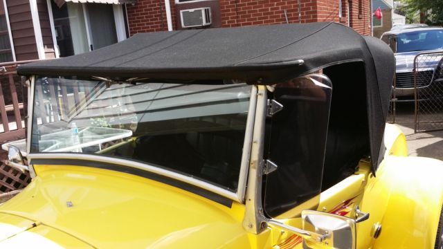 1985 Yellow Ford Model A Convertible