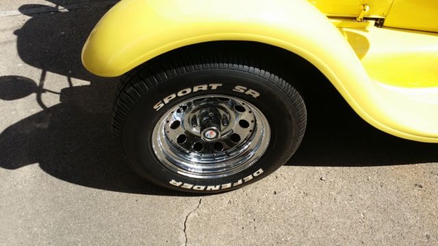 1985 Yellow Ford Model A Convertible