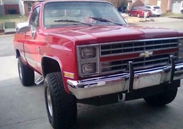 1985 Red Chevrolet Silverado 1500