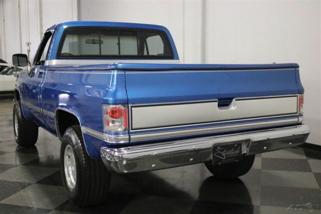 1985 Blue Chevrolet K10