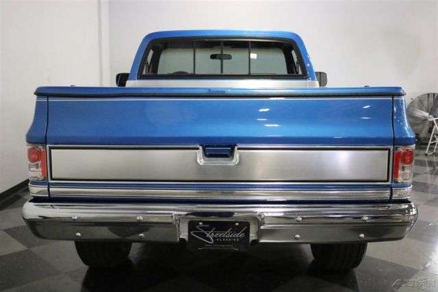 1985 Blue Chevrolet K10