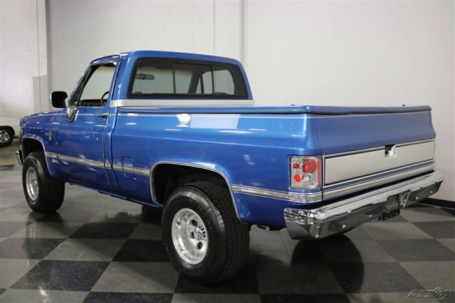 1985 Blue Chevrolet K10