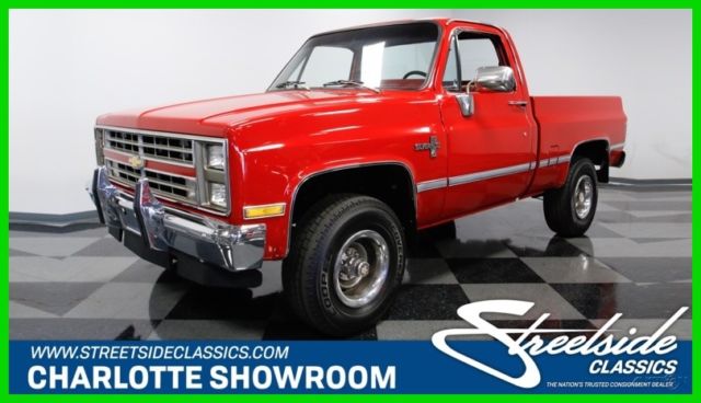 1985 Red Chevrolet C10