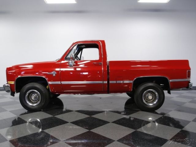 1985 Red Chevrolet C10