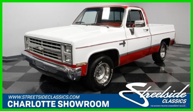 1985 Red Chevrolet C10