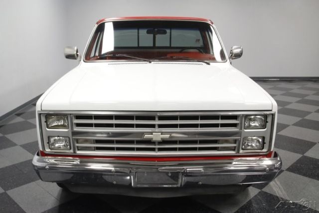 1985 Red Chevrolet C10