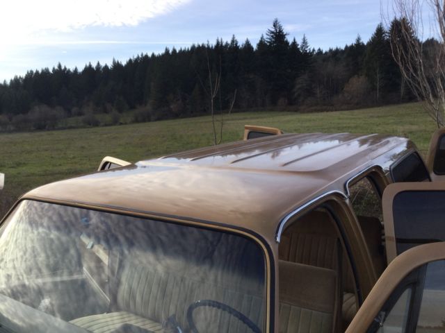 1985 Gold Chevrolet Suburban SUV