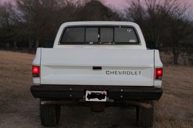 1985 White Chevrolet C/K Pickup 1500 SWB