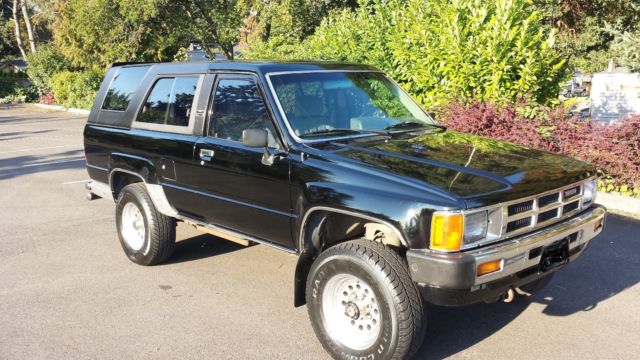 1985 Black Toyota 4Runner SUV