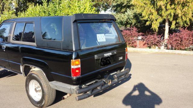 1985 Black Toyota 4Runner SUV