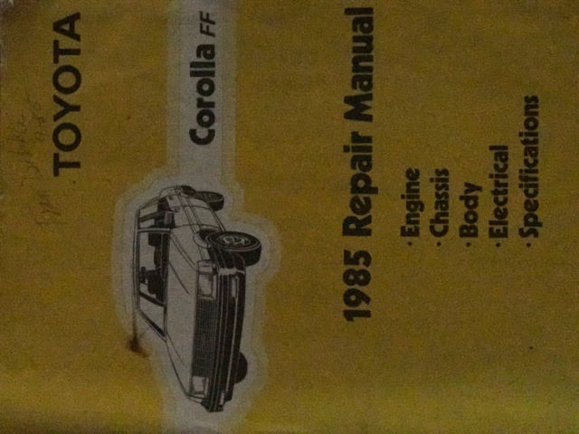 1985 Blue Toyota Corolla Sedan