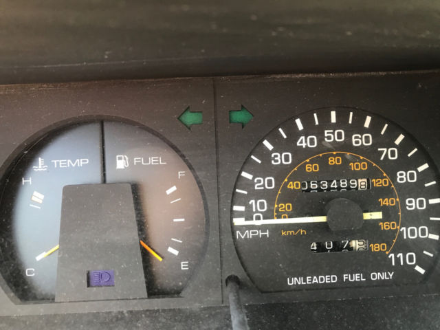 1985 Blue Toyota Corolla Sedan