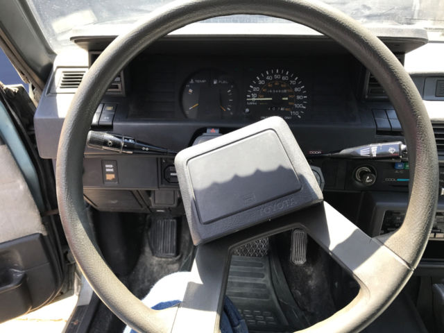 1985 Blue Toyota Corolla Sedan