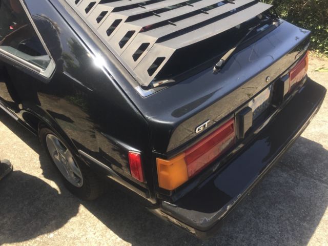 1985 Black Toyota Celica Fastback