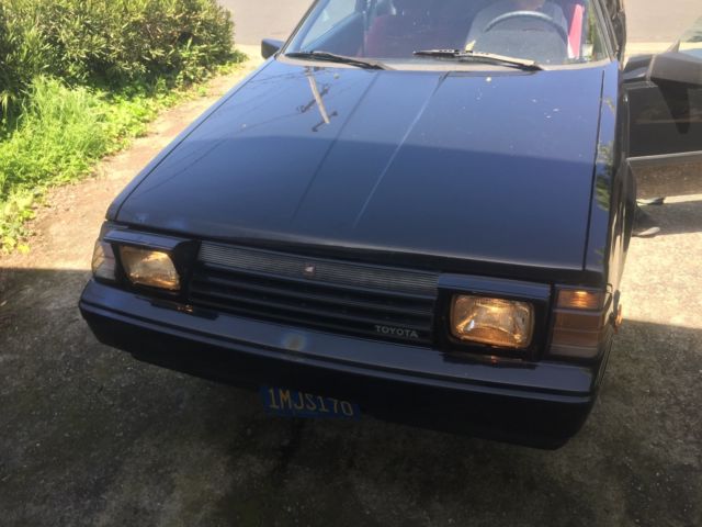 1985 Black Toyota Celica Fastback