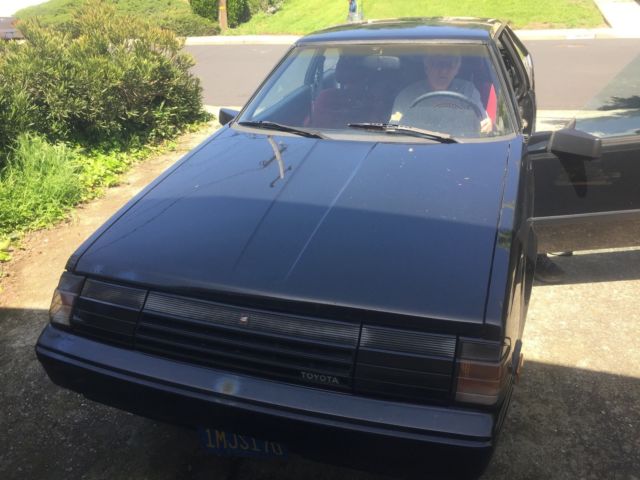 1985 Black Toyota Celica Fastback