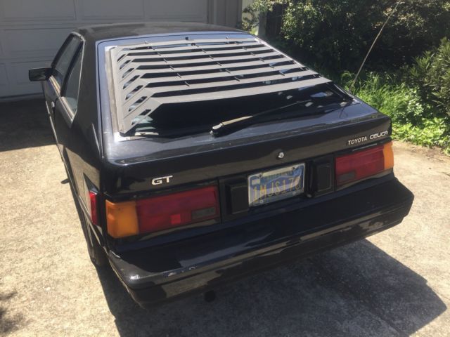 1985 Black Toyota Celica Fastback