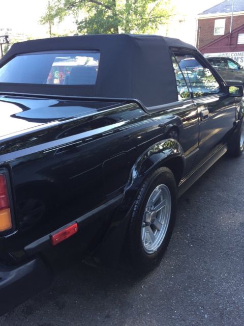 1985 Black Toyota Celica Convertible