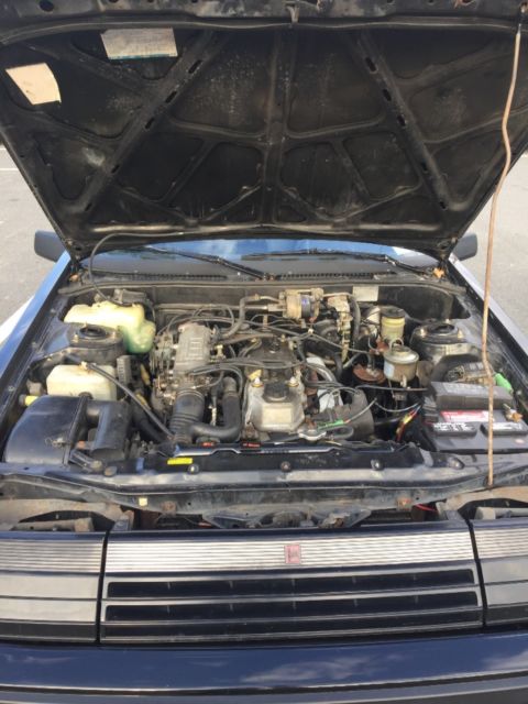 1985 Black Toyota Celica Convertible