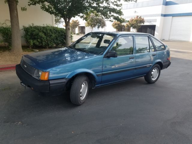 1985 Blue Toyota Corolla