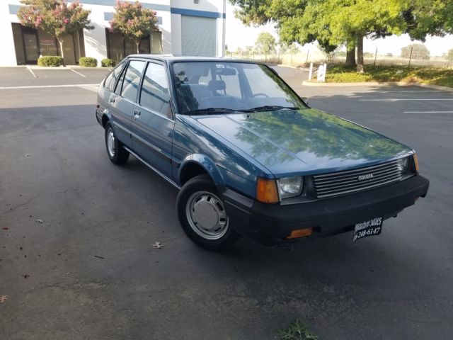 1985 Blue Toyota Corolla