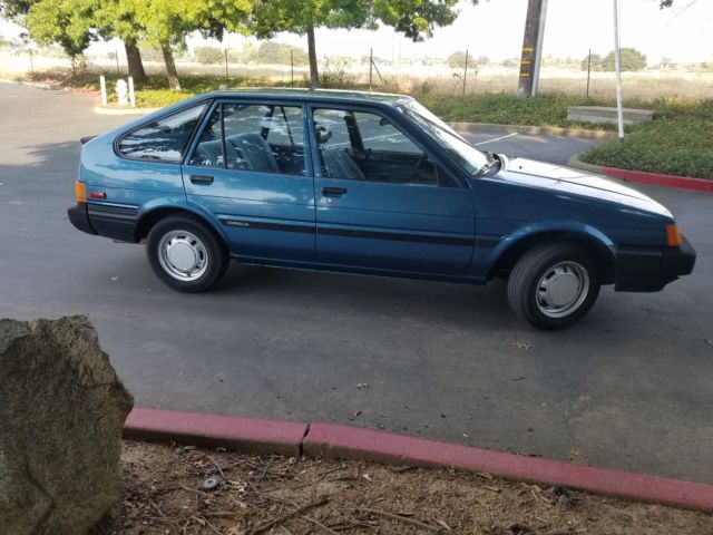 1985 Blue Toyota Corolla