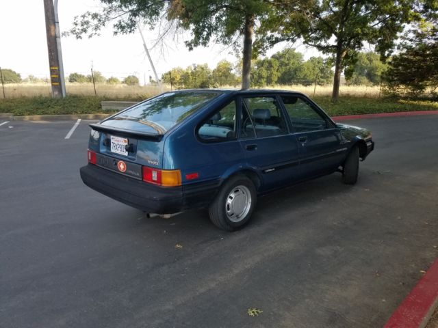 1985 Blue Toyota Corolla