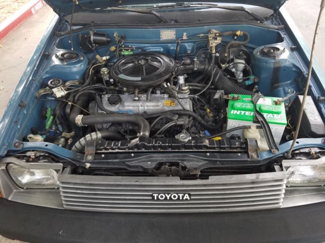 1985 Blue Toyota Corolla