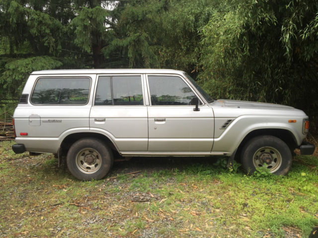 1985 Silver Toyota Land Cruiser SUV