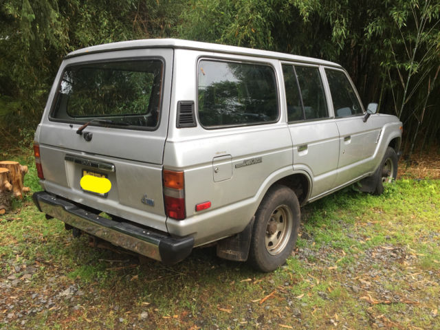 1985 Silver Toyota Land Cruiser SUV