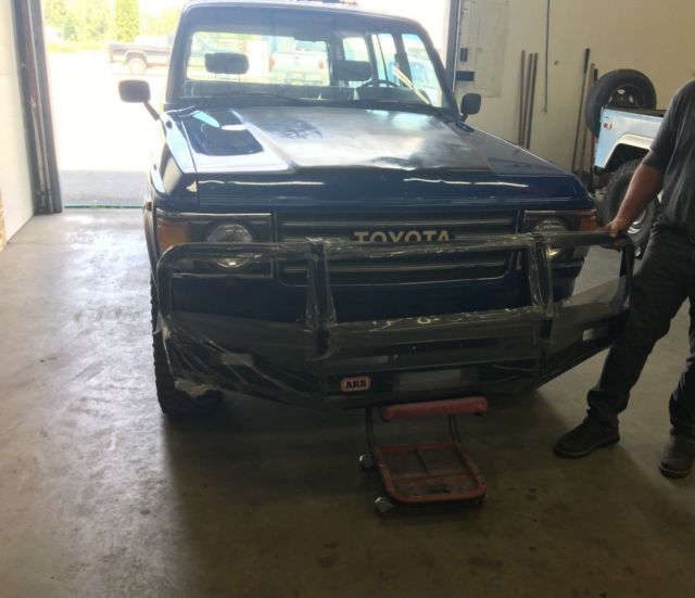 1985 Blue Toyota Land Cruiser Wagon