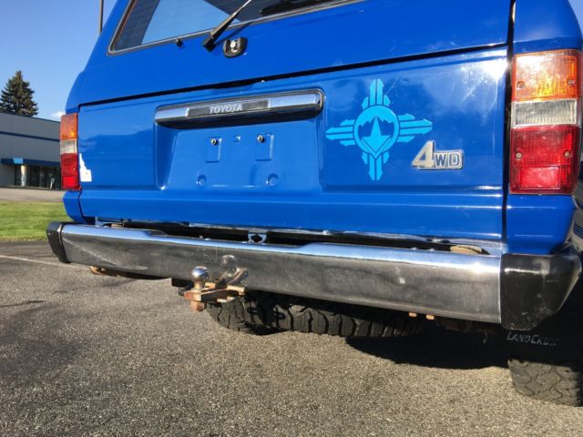 1985 Blue Toyota Land Cruiser Wagon