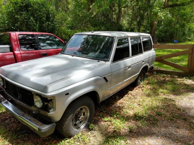 1985 Silver Toyota Land Cruiser SUV