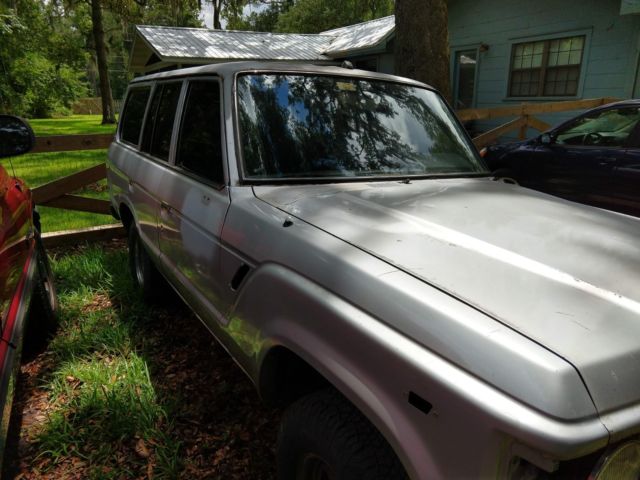 1985 Silver Toyota Land Cruiser SUV